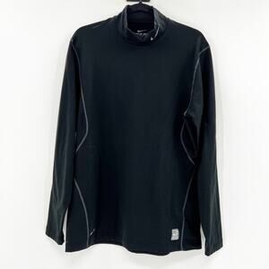 Nike‎ Black Mens Long Sleeve Workout Top L